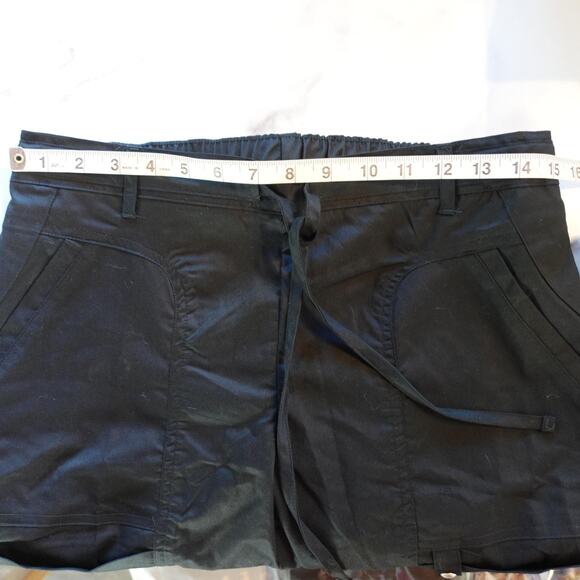 Cherokee Luxe Scrub Pants Womens Small Black Drawstring Cargo Wide Leg Nursing - Picture 8 of 12